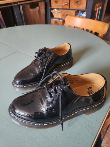 Martens noires vernies - dr,