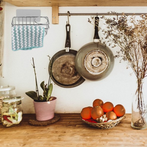 Silver sink storage rack - rack, for