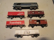 JOUEF HO / CONVOI MARCHANDISES  BB 67001 + 5  WAGONS DE MARCHANDISES