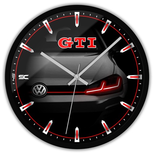 Montre murale auto noire - murale,