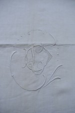 Grand drap ancien de 2M/3M