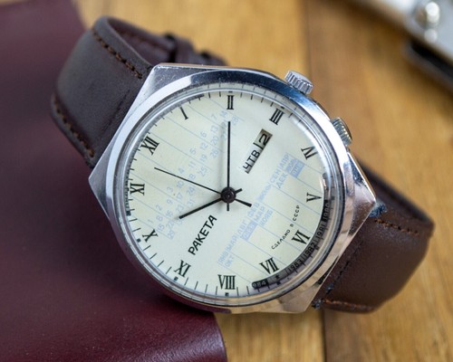 Montre vintage raketa - raketa, collège