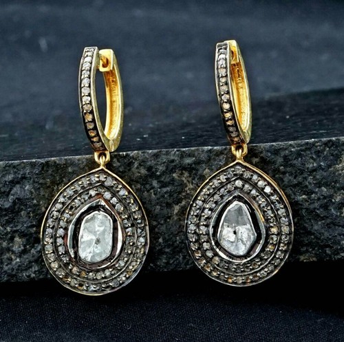 Diamant pavé boucle - pavé, oreilles