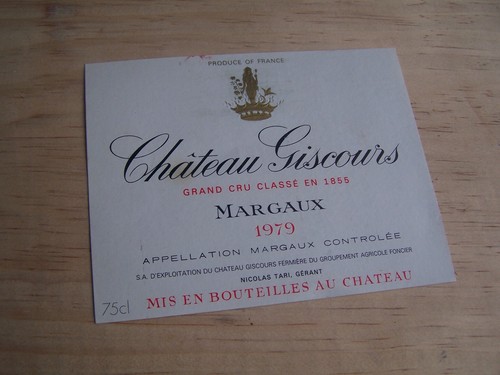 étiquette vin chateau