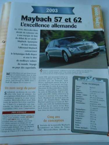 Maybach l excellence - 57, l'excellence
