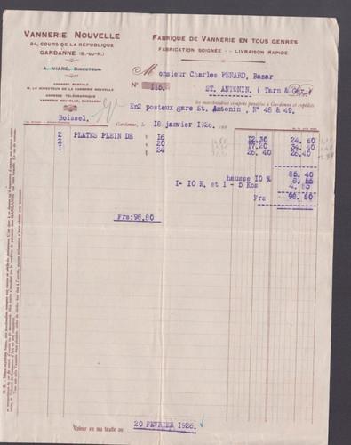 Gardanne usine vannerie - gardanne, /