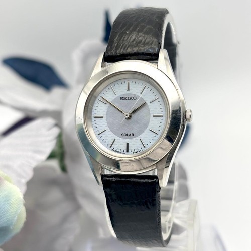 Seiko solar mother pearl - solar, mother-of-pearl