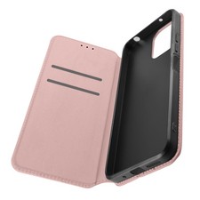 Étui pour Xiaomi Redmi 12 Porte-carte Support Vidéo Clapet Magnétique Rose
