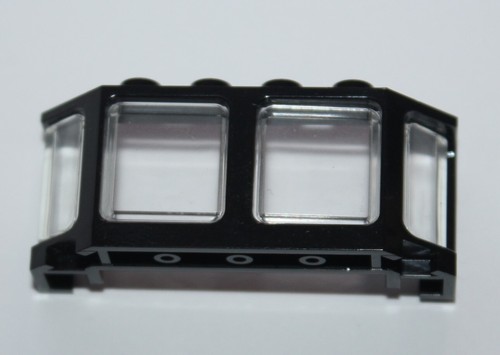 Lego black window 2x6x2 train - lego,