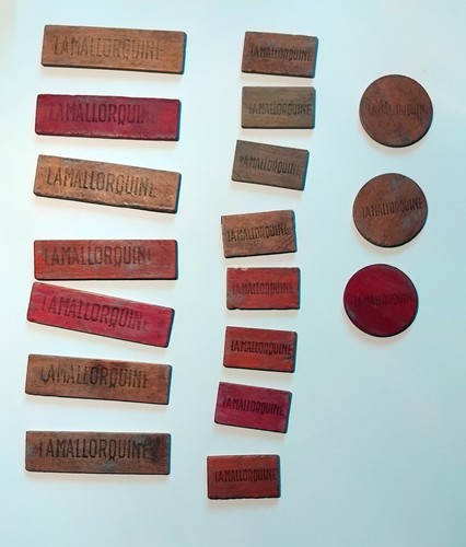 Lot jetons bois - lot, 18