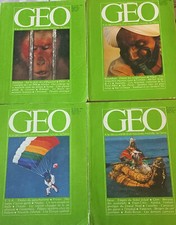 LOT DE 4 MAGAZINES GEO N°11 15 24 37 3/1982 5 / 1980 24 2 / 1981 1 / 1980