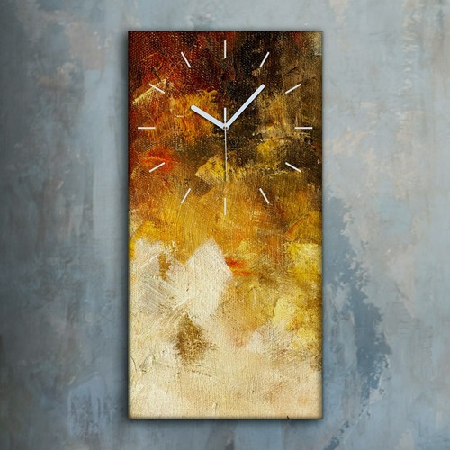 Horloge décorative sur toile
