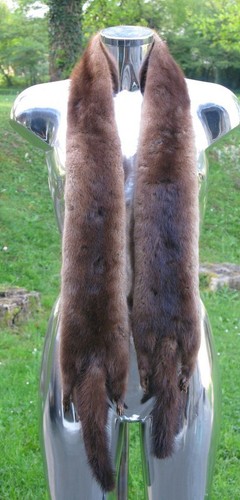 écharpe double fourrure de - écharpe,