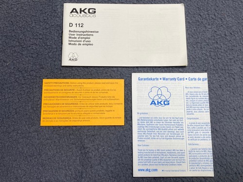 Akg d112 microphone - akg,