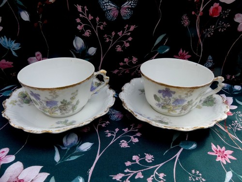 Tasses porcelaine limoges - de,