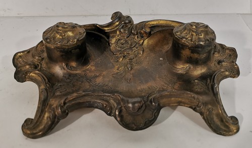 Ancien encrier double - ancien,