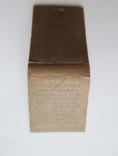 Pochette d'allumettes de