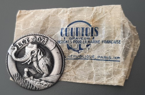 Insigne marine indochine - indochine, lct