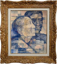 HENRI LAFFITE (1885-1977) ELEVE DE RODIN / MAQUETTE FRESQUE CUBISTE 1920 (184)