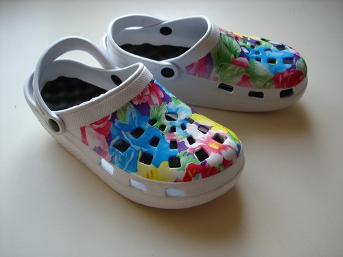Sandales crocs multicolores