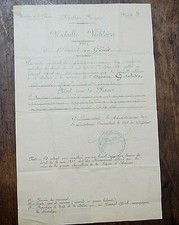 GUERRE DE 14-18  Diplôme de