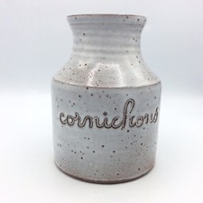 Pot à cornichons grès