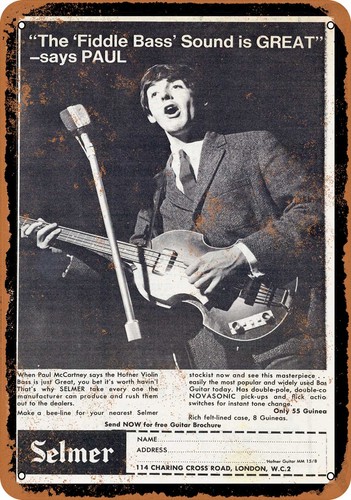 Metal sign 1964 paul - sign,