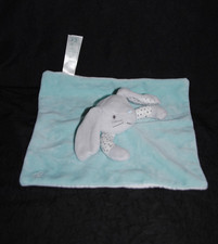 🍀Doudou Plat Lapin Bleu