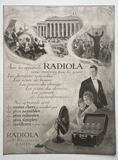Affiche publicitaire Radiola