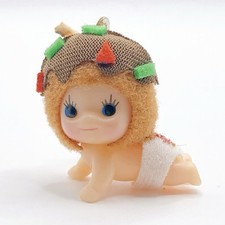 Takoyaki Kewpie Mascot QP Mini Figurine Strap Keychain Osaka Local Goods Japan