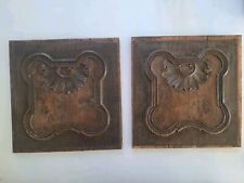 Plaque ancienne Art Déco bois