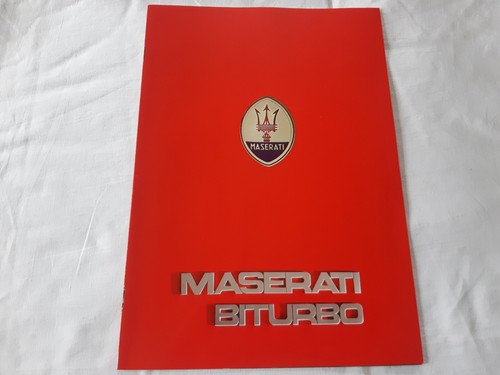 1985 brochure maserati - 1985,