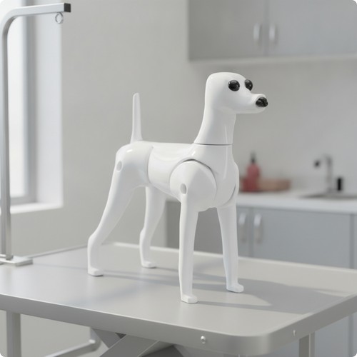 Chien toilettage articulé - chien,