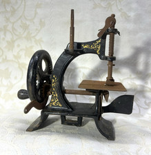 SEWING MACHINE A COUDRE FONTE MINIATURE ANCIENNE JOUET ENFANT ANCIEN 19EME XIXEM