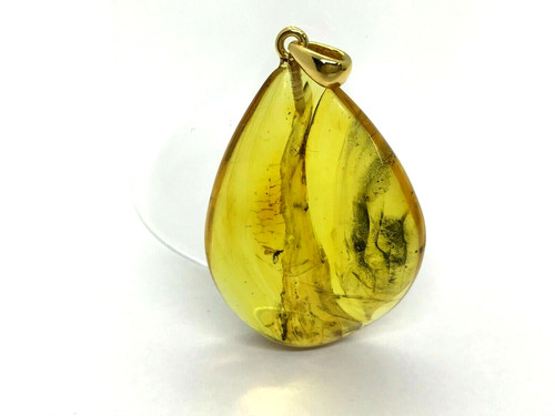 Pendentif ambre baltique avec - baltique,