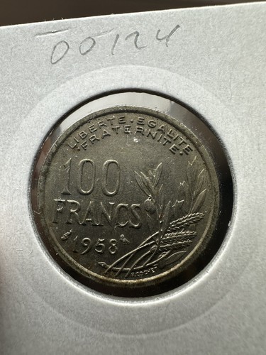 100 francs 1958 france - france, "