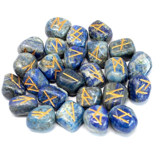 Runes véritable pierre - 25,