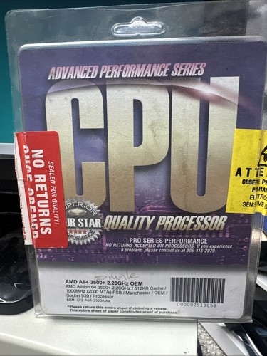 Amd athlon processor 3500 - amd,