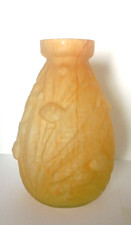 Ancien Vase En Verre Signé : Muller Frères Lunéville.