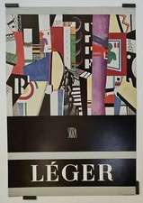 F. Léger Skira	 Affiche Originale Exposition Abstrait Cubisme