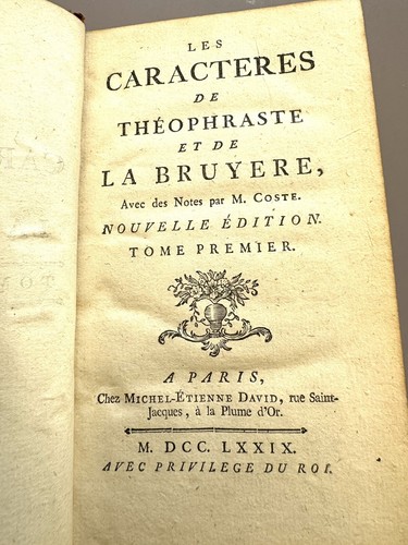 Bruyère tome des - bruyère,