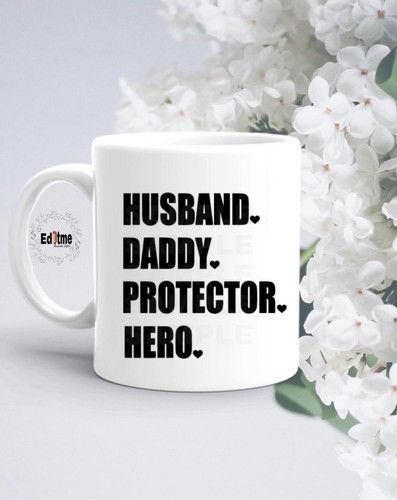 Dad husband hero - mug,
