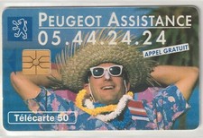 Télécarte France publique : F387A.988 - Peugeot Assistance - 50u