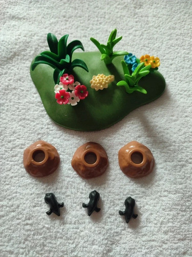 Playmobil taupes avec parterre