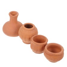 4 pièces Mini Pots de Fleurs