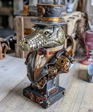 STATUE BUSTE CROCODILE 37cm