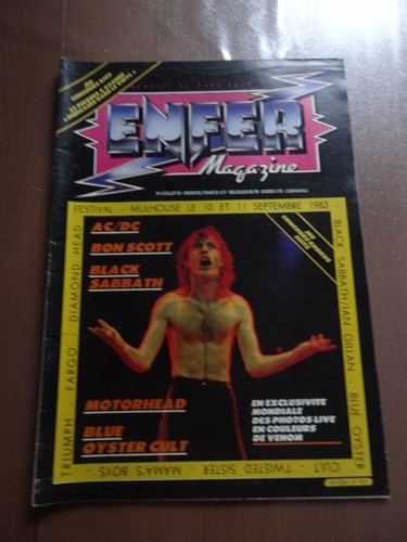 Enfer magazine juillet 83 - enfer,