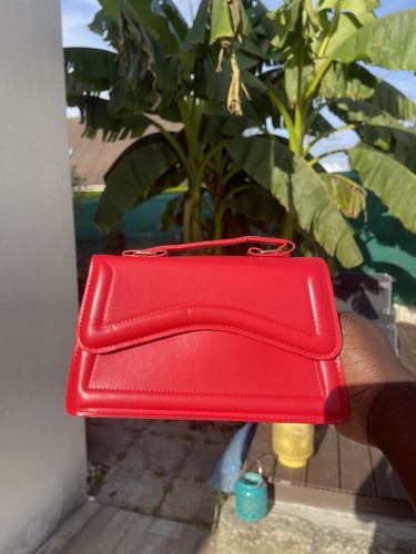 Sac pochette rouge - sac,