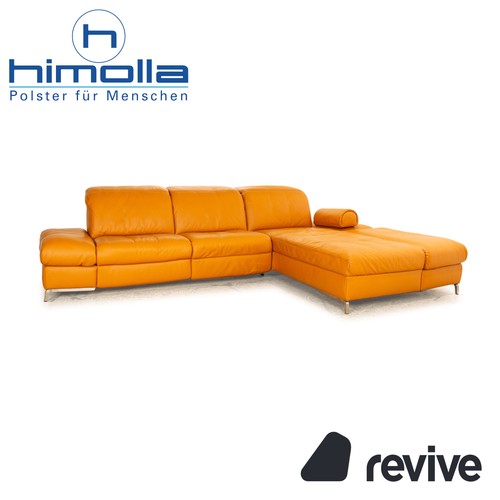 Himolla cuir canapé angle - cuir, d'angle