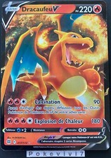 Carte Pokemon DRACAUFEU 017/172 V Ultra Rare Epée et Bouclier 9 EB09 FR NEUF